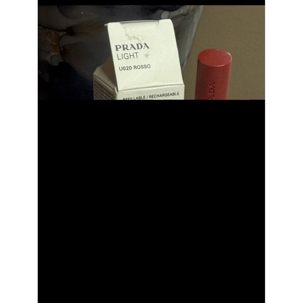 Prada Light Refillable Lipstick in U020 Rosso NIB